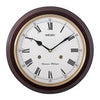 Seiko QXH202BN Wood Dual Clock