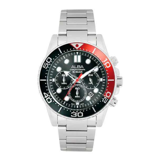 ALBA Mens Heritage Chronograph Watch AT3J37X1