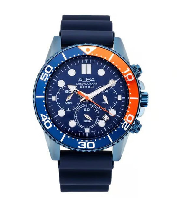 Mens Fashion Chronograph Watch ALBA AT3J45X1