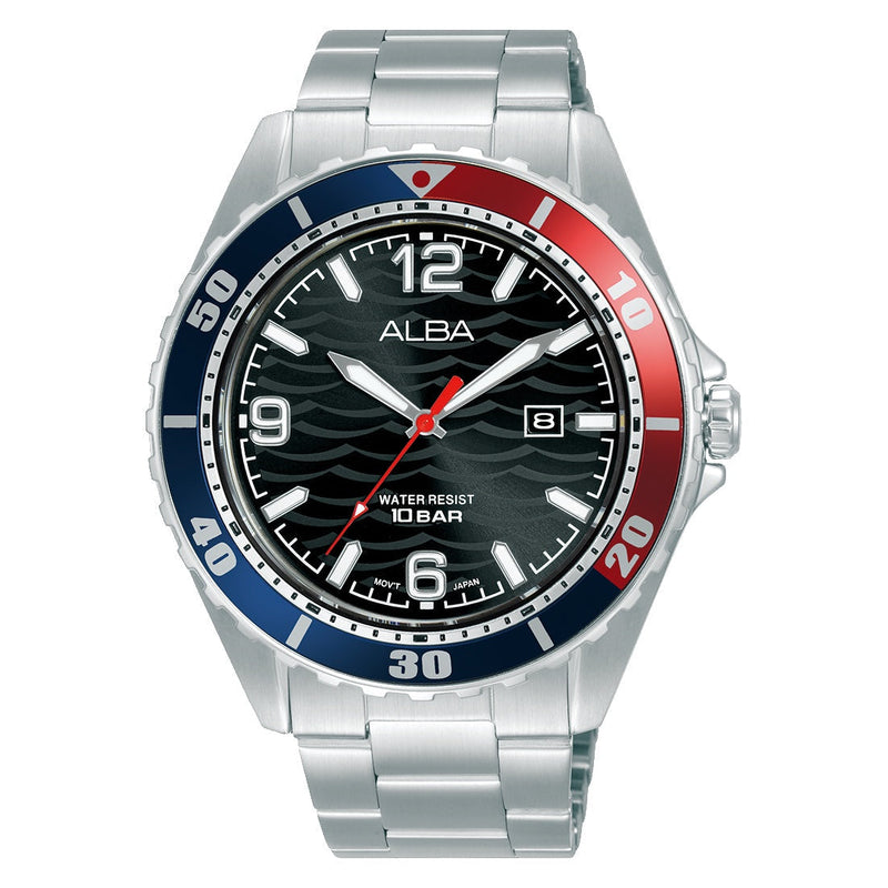 ALBA 44 mm Ag8N45X1 Active Quartz Chronograph for Men