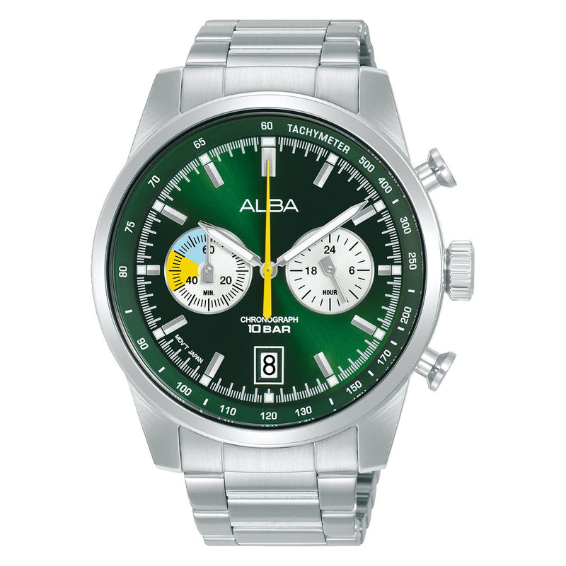 ALBA SIGNA Mens 44 mm A4B007X1 Quartz Chronograph