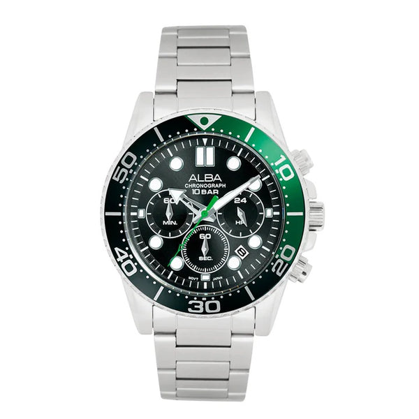 ALBA Mens Active Chronograph Watch AT3J39X1