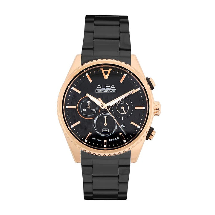 Mens 43 mm ALBA Signa Quartz Chronograph At3H80X1