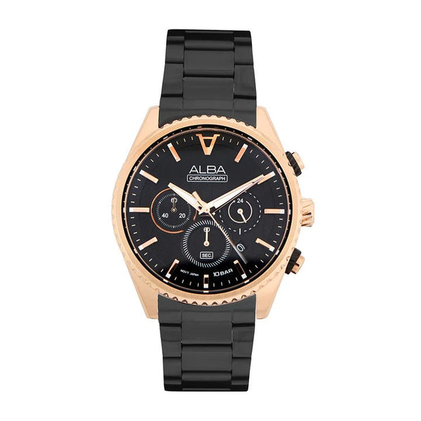 Mens 43 mm ALBA Signa Quartz Chronograph At3H80X1