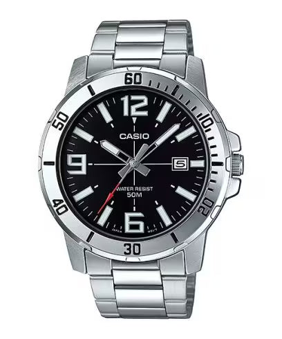 Casio Analog A1361 Silver Watch
