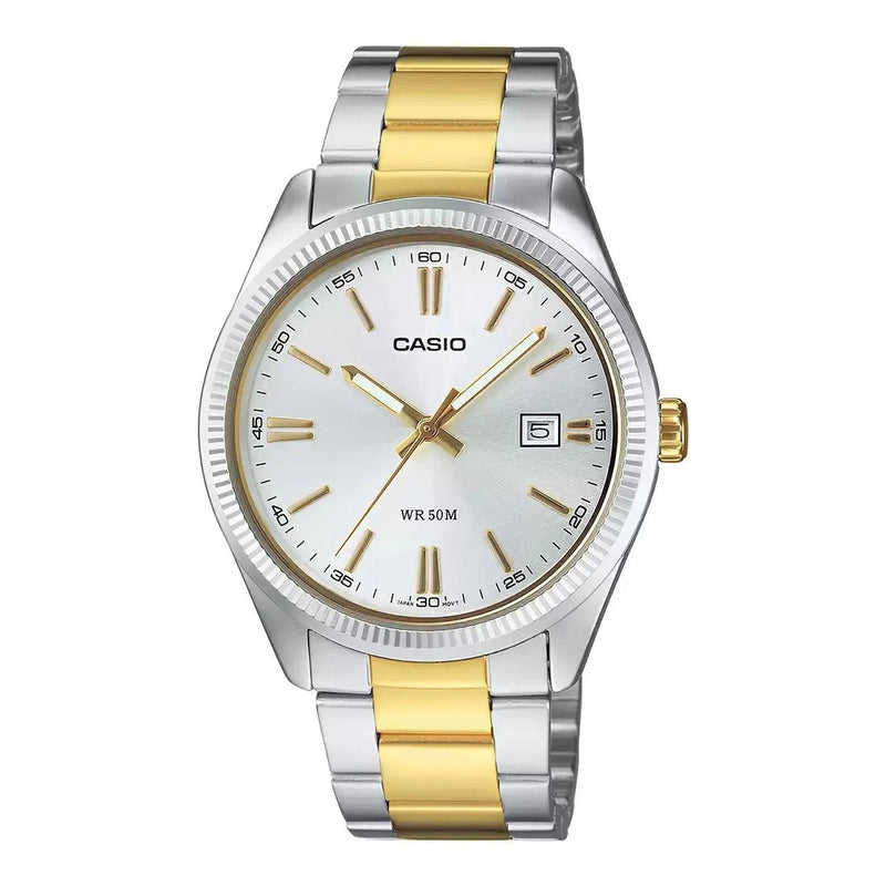 Casio Analog A2370 Dual Tone Watch