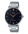 Casio Minimalistic Black Men Watch A2189 MTP-VT01D-1B