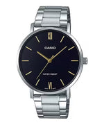 Casio Minimalistic Black Men Watch A2189 MTP-VT01D-1B