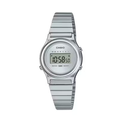 Casio Vintage Silver Unisex Watch A2232 LA700WE-7ADF
