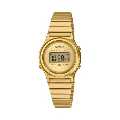Casio Vintage Gold Unisex Watch A2233 LA700WEG-9ADF