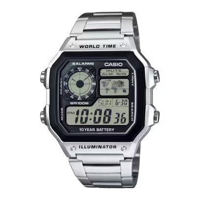 Casio Digita Silver D099 Watch