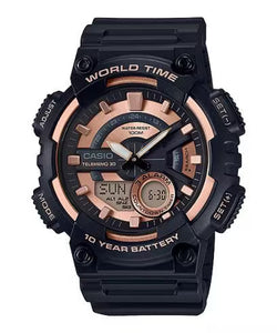 Black Analog AD222 Watch