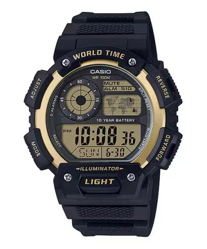 Casio Youth Series Grey Men Digital Watch D151 AE-1400WH-9AVDF