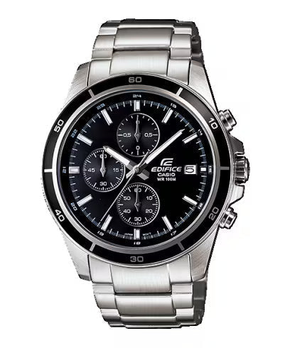 Casio Edifice Black Silver Men's Watch EX093 EFR-526D-1AVUDF