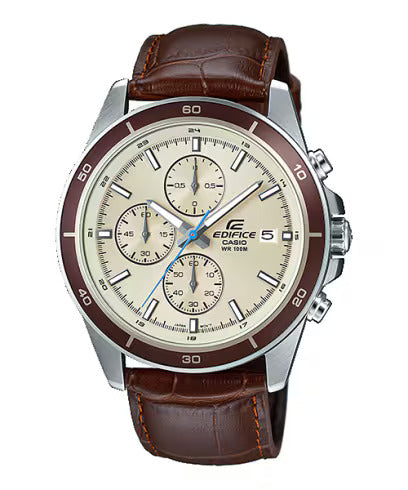 Casio Edifice Beige Dial Men Watch EX303 EFR-526L-7BVUDF