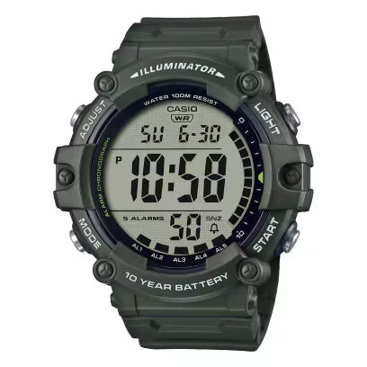 Casio Youth Black Men Digital Watch D276 AE-1500WHX-3AVDF
