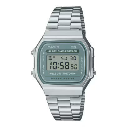 Casio Vintage Gray Unisex Watch D330 A168WA-3AYDF