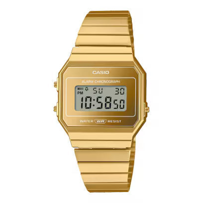 Casio Vintage Gold Unisex Watch D347 A700WEVG-9ADF