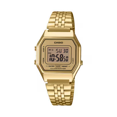 Casio Vintage Gold Women Watch D345 LA680WGA-9DF