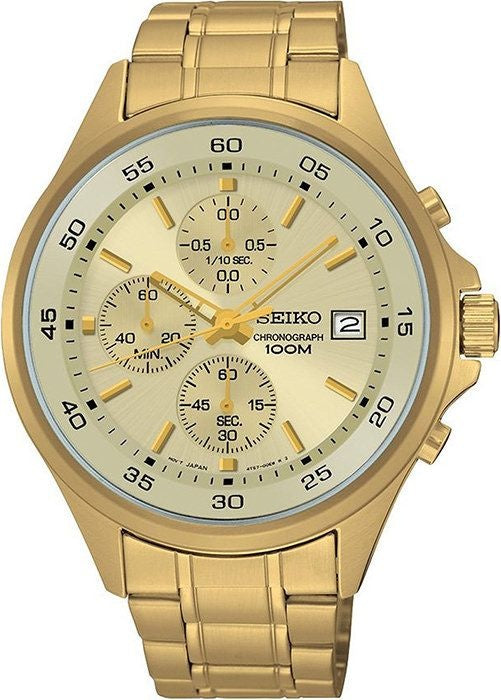 Seiko SKS482P1 Golden Watch