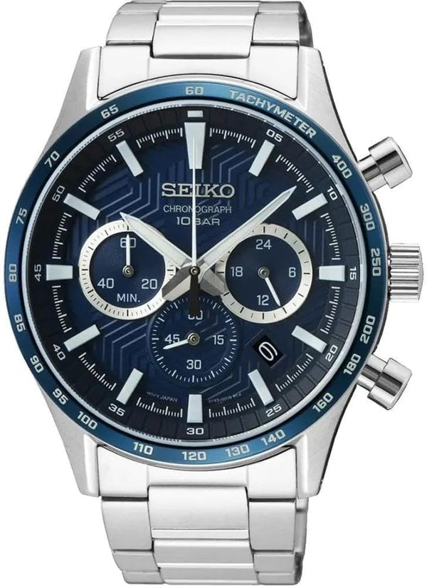 Seiko Mens Automatic Chronograph Watch S SB445P1