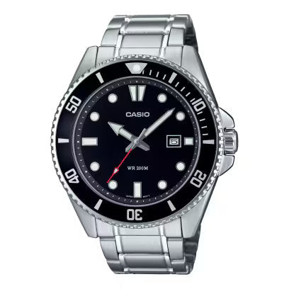 Casio Enticer Black Dial  Men Watch A2189 MDV-107D-1A1VDF
