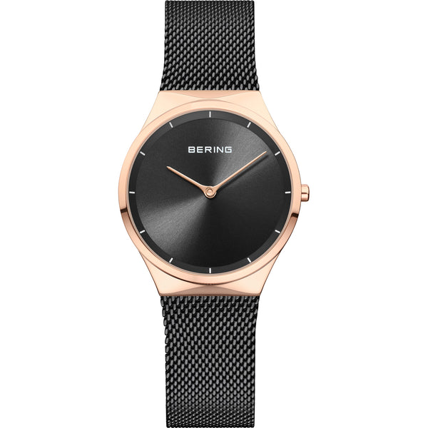 Womens Black Analogue Watch by Bering, model number 12131-162