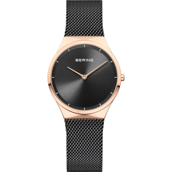 Womens Black Analogue Watch by Bering, model number 12131-162
