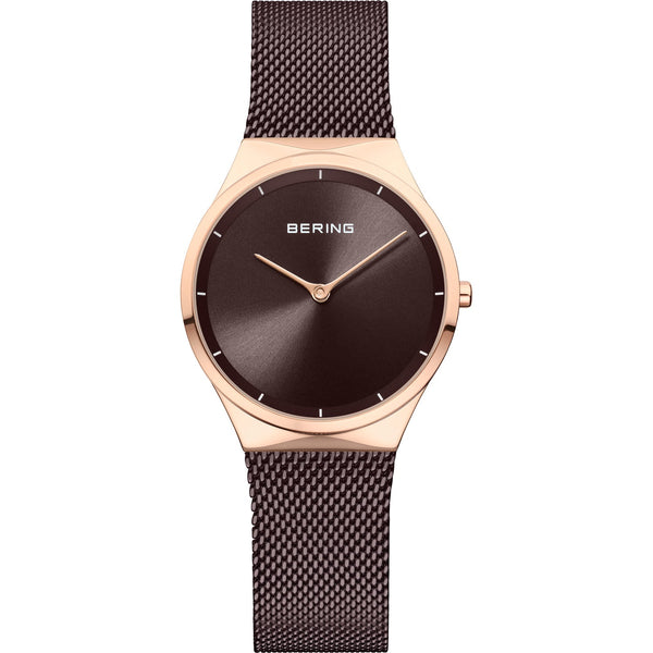 Womens Bering Brown Analogue Watch, 12131-265