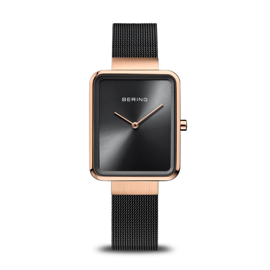 Womens Bering Black Analogue Watch 14528-166