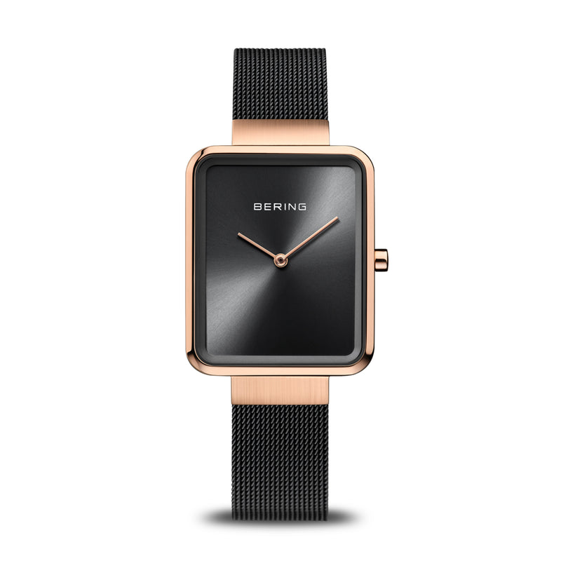 Womens Bering Black Analogue Watch 14528-166
