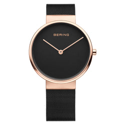 Mens Black Analogue Bering Watch 14539-166