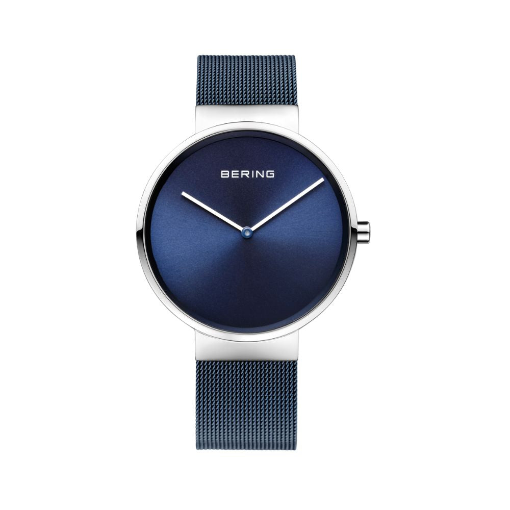 BERING Blue Round Men's Watch 14539-307