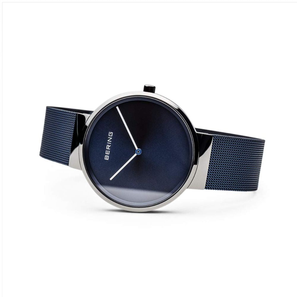 BERING Blue Round Men's Watch 14539-307