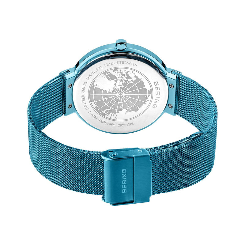 Mens Bering Blue Analogue Watch 14539-388