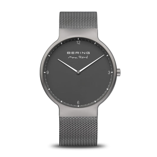 Mens Grey Analog Bering Max Rene Watch, 15540-377