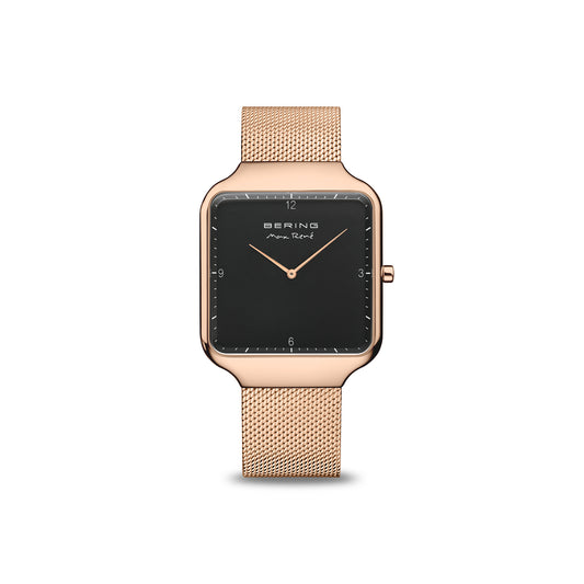 Mens Rose Gold Analog Bering Max Rene Watch (15836-362)