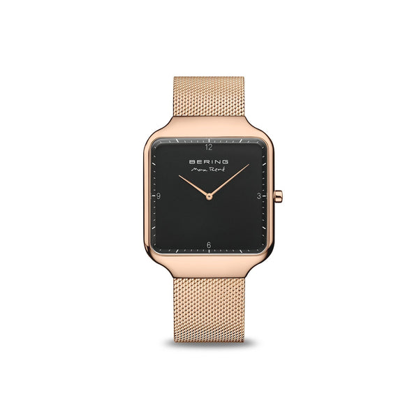 Mens Rose Gold Analog Bering Max Rene Watch (15836-362)