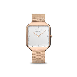 Mens Rose Gold Analog Bering Max Rene Watch (15836-364)