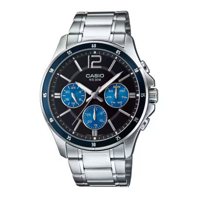 Casio Enticer Black Men Watch A950 MTP-1374D-2AVDF