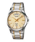 Casio Enticer Beige Dial Men Watch A1770 MTP-1381HG-9AVIF