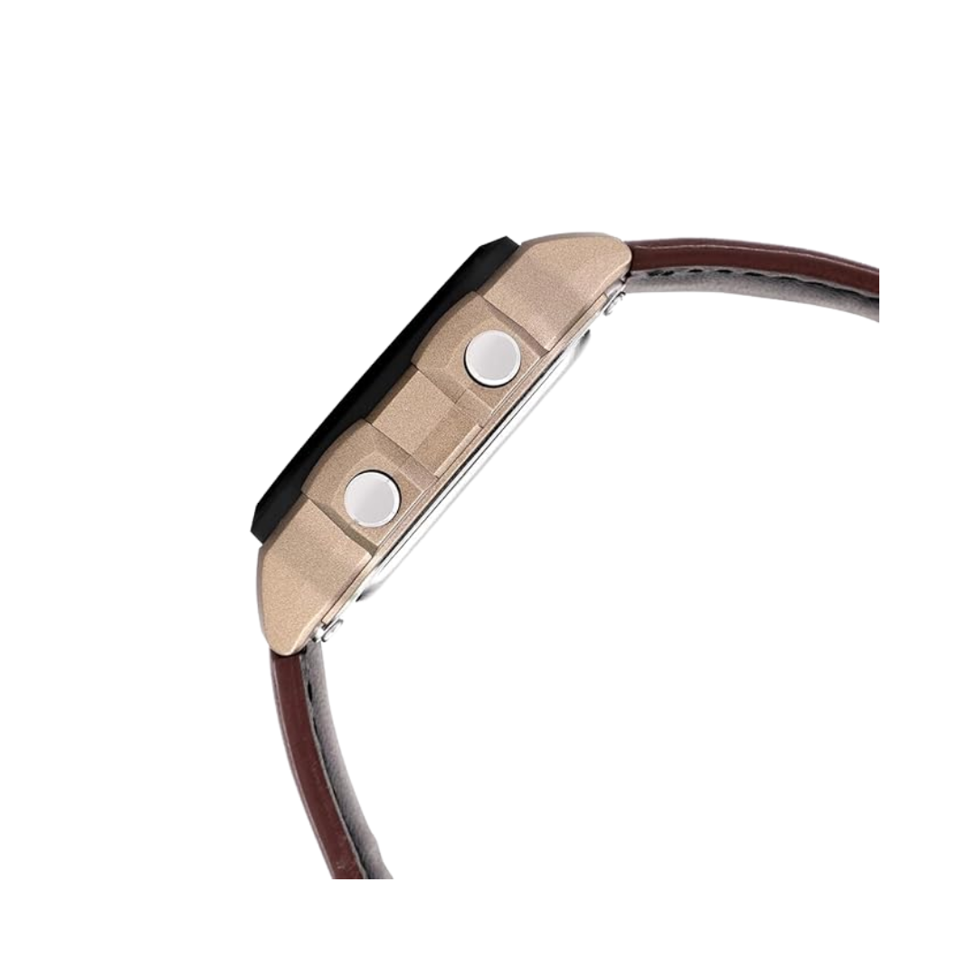 Casio Youth Digital Brown Leather Strap D383 - AE-1200WHL-5AV
