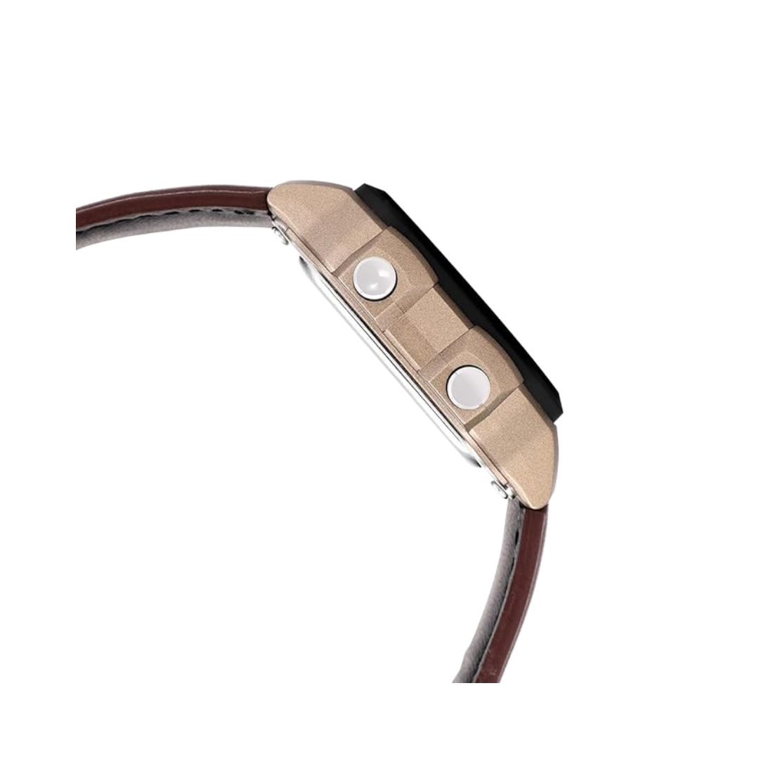 Casio Youth Digital Brown Leather Strap D383 - AE-1200WHL-5AV
