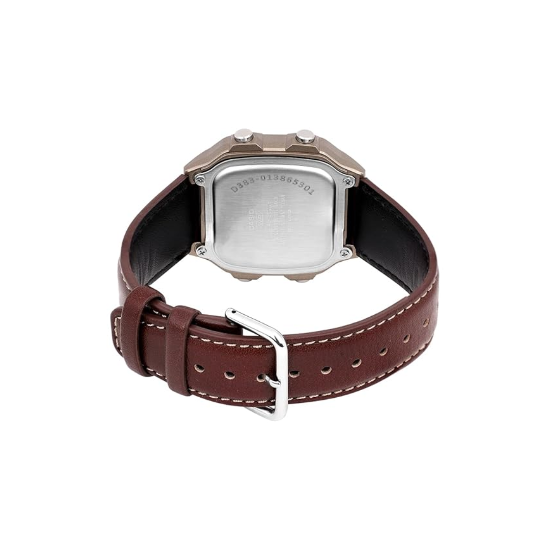 Casio Youth Digital Brown Leather Strap D383 - AE-1200WHL-5AV