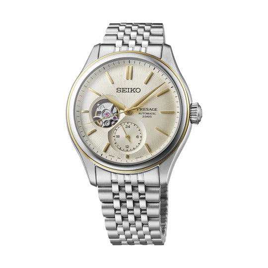 Delicate Cream Silk from the Seiko Presage Classic Series (SPB480J1)