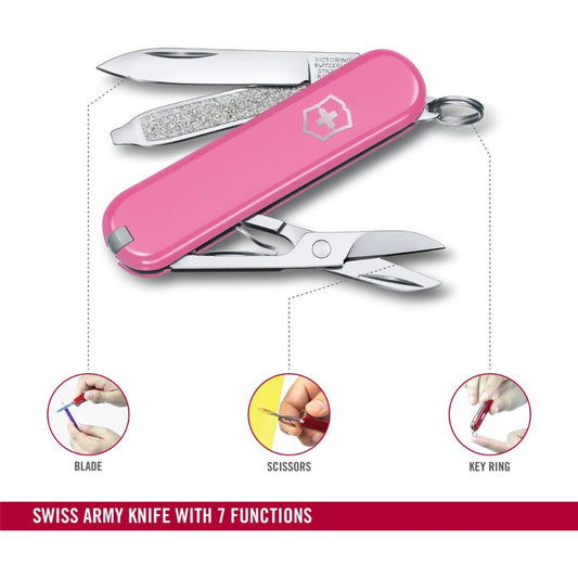 Victorinox Classic SD Cherry Blossom Pink Knife 0.6223.51G