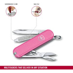 Victorinox Classic SD Cherry Blossom Pink Knife 0.6223.51G