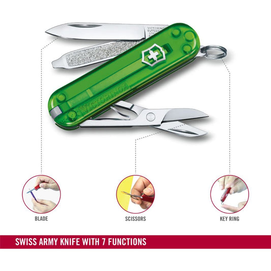 Victorinox Classic SD Green Tea Knife 0.6223.T41G
