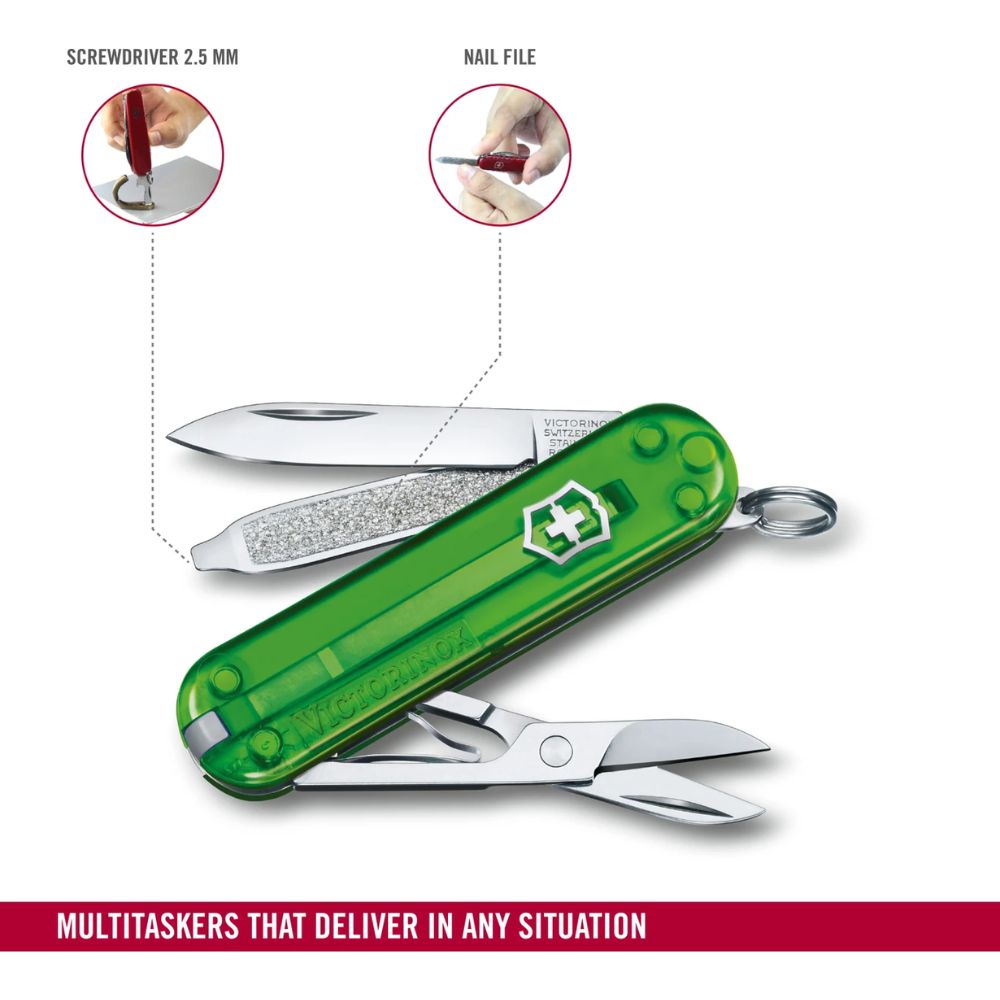 Victorinox Classic SD Green Tea Knife 0.6223.T41G
