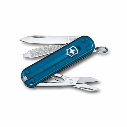 Victorinox Sky High Classic Transparent Blue Knife 0.6223.T61G